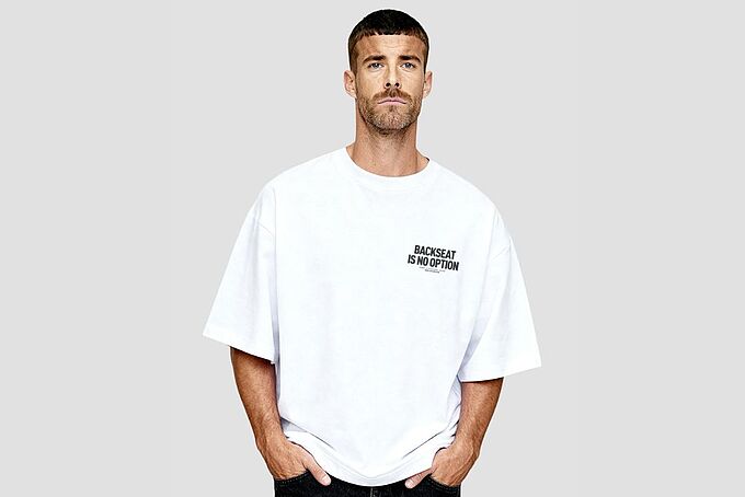 STREETWEAR T-Shirt weiß - Backseat front