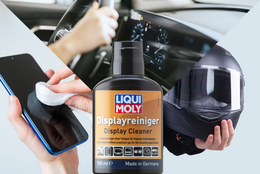 Quick and easy cleaning of dirty displays