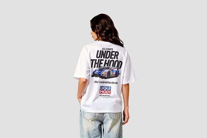 STREETWEAR T-Shirt weiß - Under the Hood back