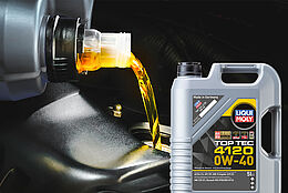 High-Tech-Leichtlauf-Motoröl für höchste Ansprüche: LIQUI MOLY Top Tec 4120 0W-40
