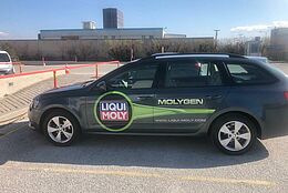 With new LIQUI MOLY stickers on Greece's roads!