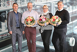 Blumen für unsere April-Jubilare