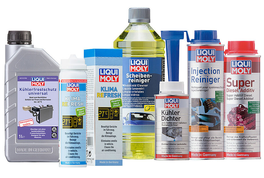 A few simple hand movements and these LIQUI MOLY products help to avoid unwanted stops and expensive repairs A few simple hand movements and these LIQUI MOLY products help to avoid unwanted stops and expensive repairs