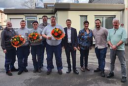 Herzliche Glückwünsche bei Meguin