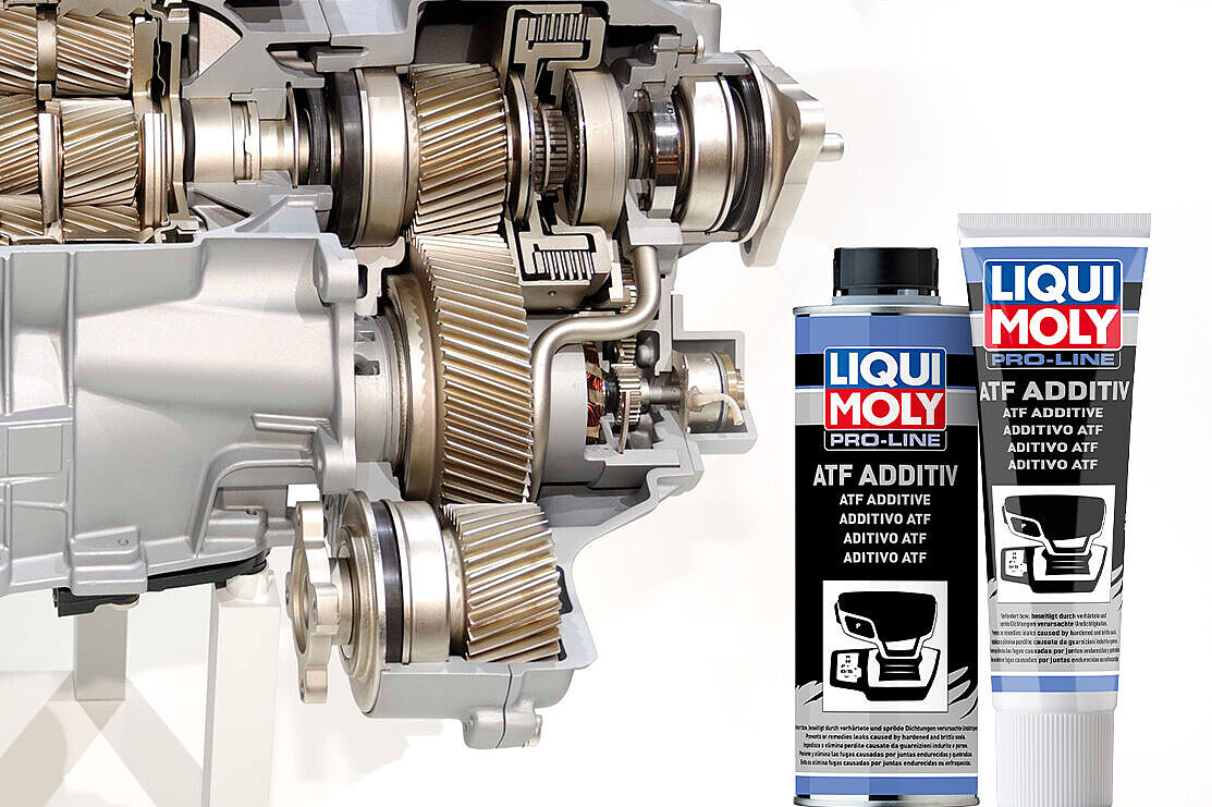 Teaserbild mit ATF Additiv und Automatikgetriebe
