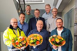 Jubiläen im März: Vier langjährige Mitarbeiter bei MEGUIN