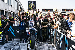 Senna Agius wird vorzeitig Moto2-Europameister