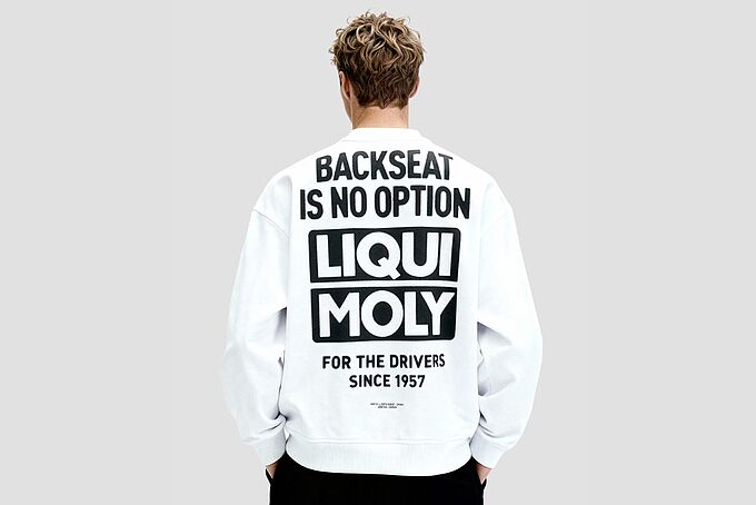 STREETWEAR Sweatshirt weiß - Backseat back