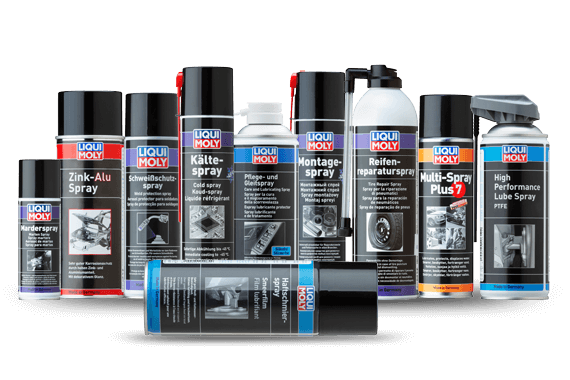Productafbeeldingen van LIQUI MOLY-onderhoudsassortiment