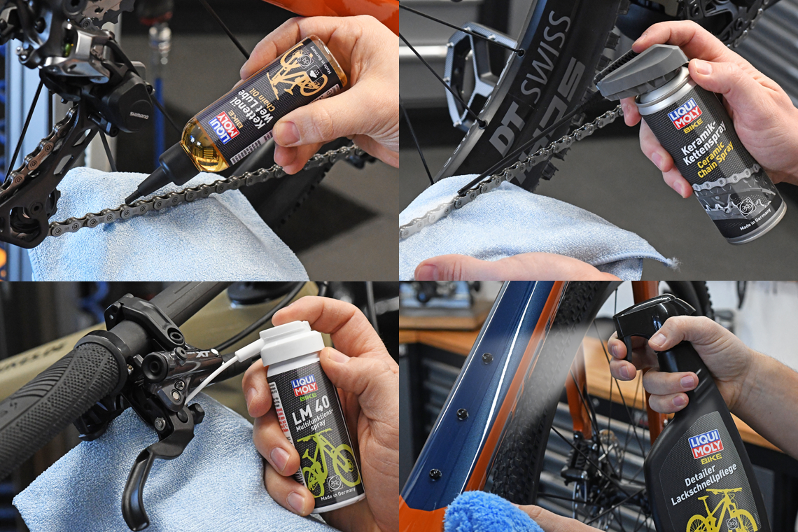 Perfectly clean maintain and lubricate bicycles LIQUI MOLY
