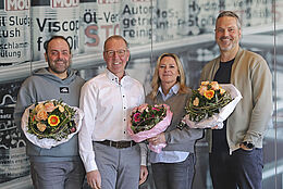 Drei Jubilare bei LIQUI MOLY: Herzlichen Glückwunsch!