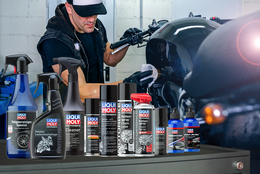Clean and care for your motorcycle correctly