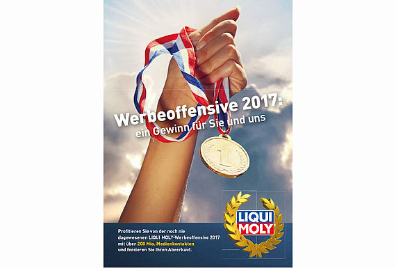Mediaplan zur LIQUI MOLY Werbeoffensive 2017.