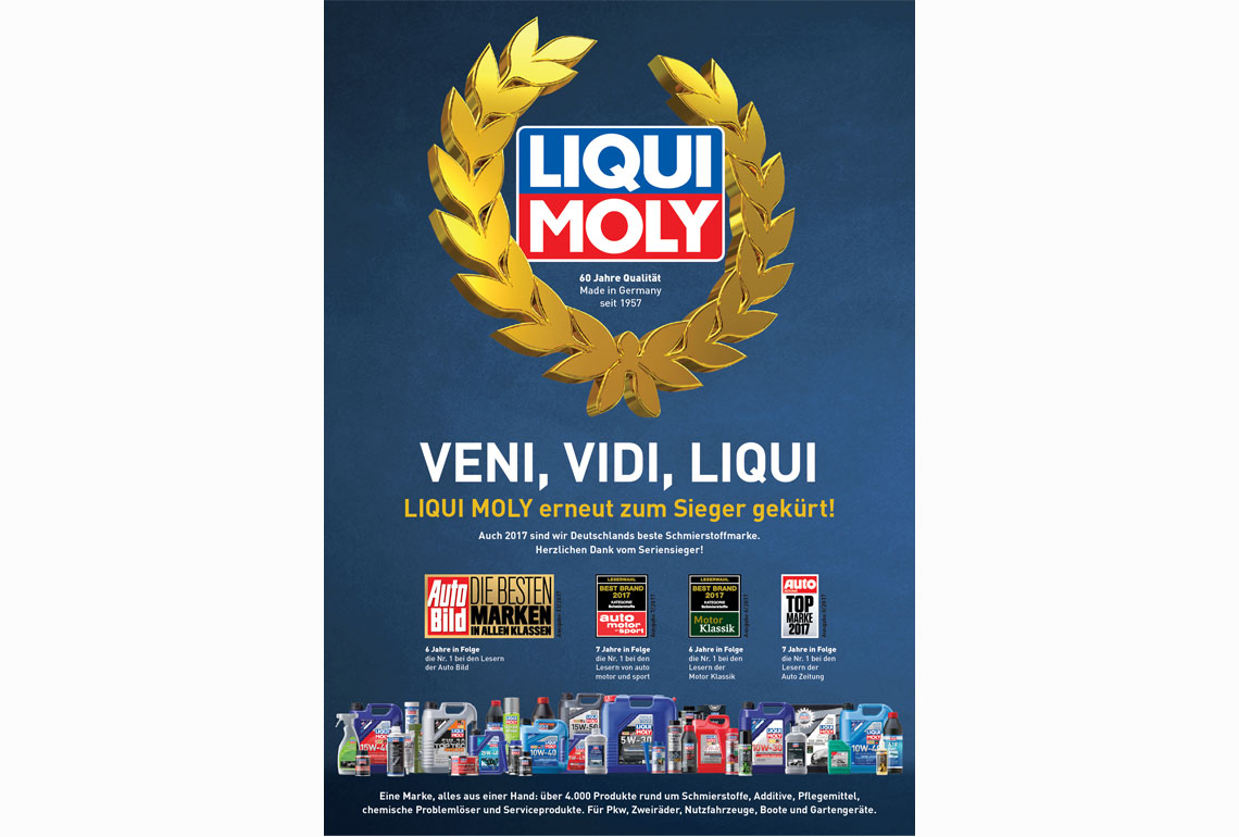 LIQUI MOLY remains Germany's most popular oil brand: LIQUI MOLY