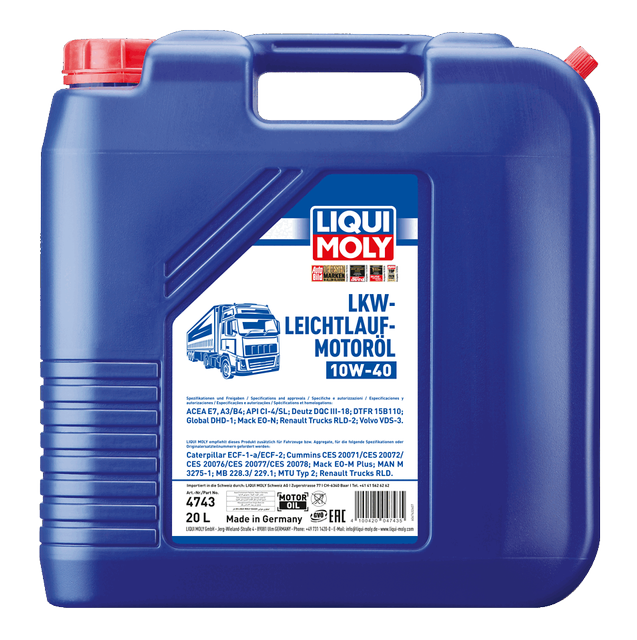 Truck Energy Oil 10W40 (LKW-Leichtlauf) — 20 ltr drum