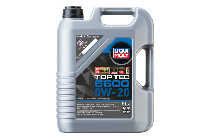 メンテナンス LIQUI MOLY TOP TEC 6600 0W-20 5L Top Tec 6600 SAE 0W-20 | LIQUI MOLY