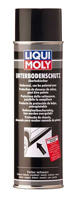 Pintura Antigravilla Protectora Negro Spray 500 ml. - Productos Para Taller