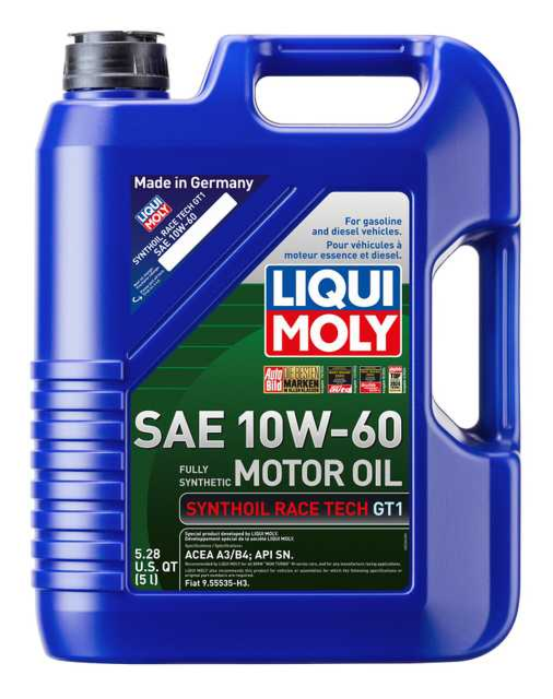 メンテナンス LIQUI MOLY 10W-60 SYNTHOIL RACE TECH GT1 Olej silnikowy Synthoil Race Tech GT1 10W-60 | Liqui Moly sklep
