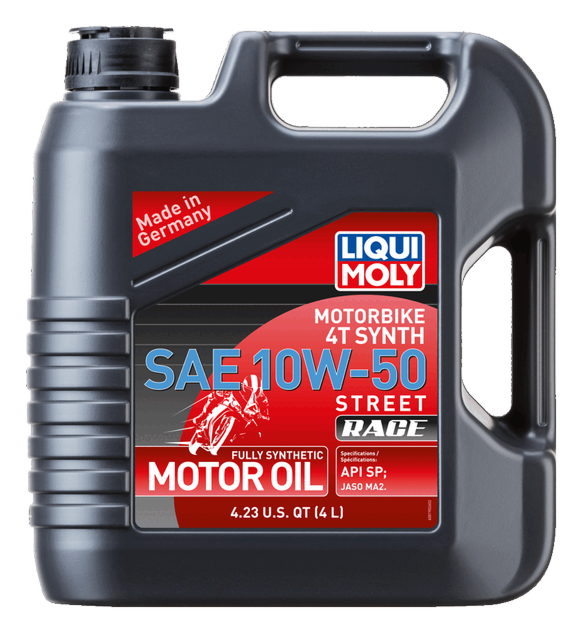 リキモリ エンジンオイル ストリートレース 10w-50 1L 3本 Motorbike 4T Synth SAE 10W-50 Street Race | LIQUI MOLY