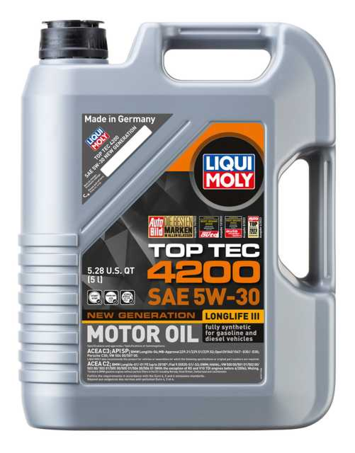 スポーツストア Top MOLY LIQUI | Generation New 5W-30 SAE 4200 Tec メンテナンス