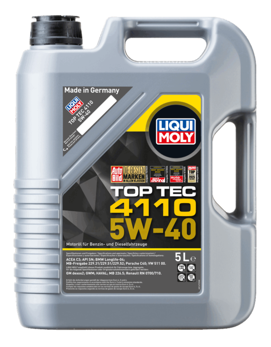 メンテナンス LIQUI MOLY TOP TEC 4110 5W-40 5L Top Tec 4110 5W-40 | LIQUI MOLY