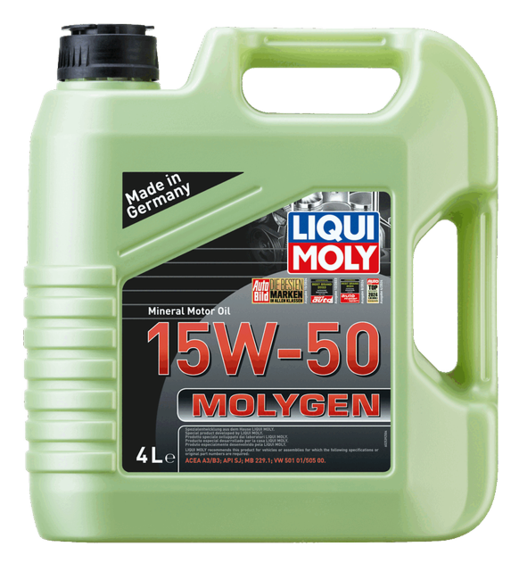 【新品未開封3個セット】LIQUI MOLY 15W-50 MOLYGEN 4L Molygen 15W-50 | LIQUI MOLY
