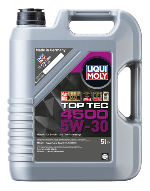 【超新作】 Tec Top 4500 MOLY LIQUI | 5W-30 メンテナンス