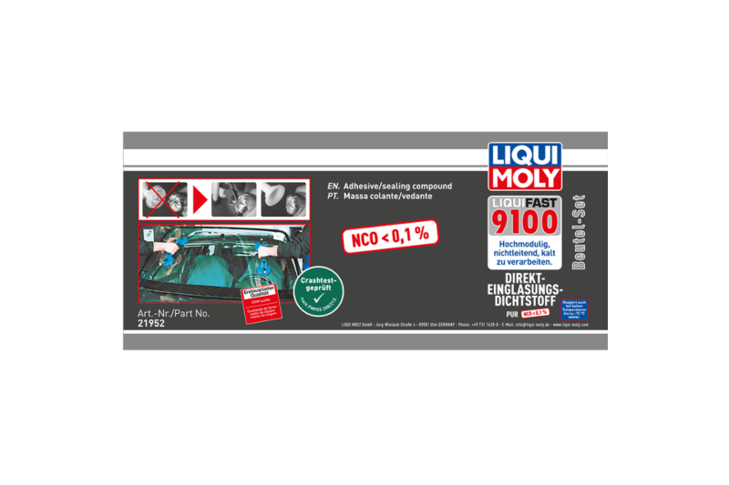 Liqui Moly Liquifast 1402 Set Colla Per Vetri