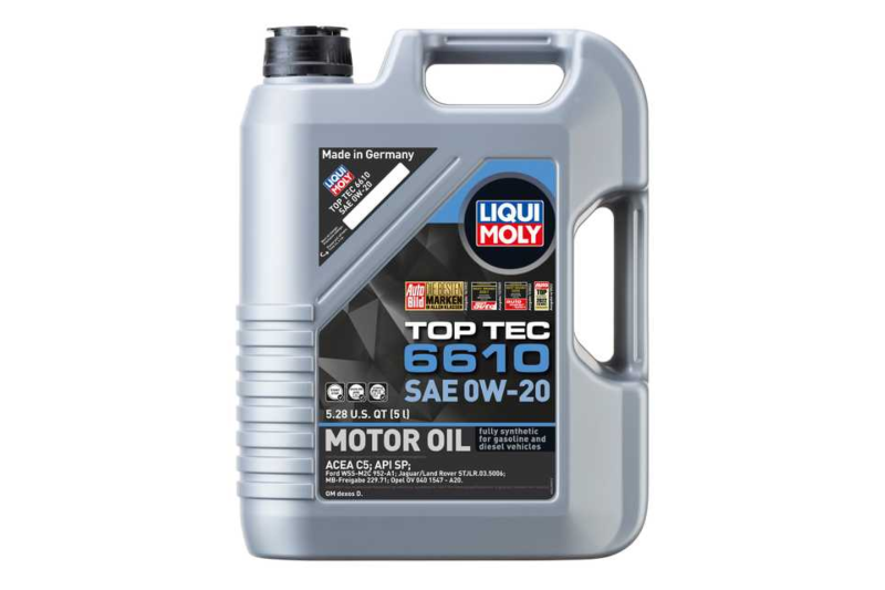 LIQUI MOLY 0W-20エンジンオイル ☆ 10 Liters Liqui Moly 0W-20 Molygen New Gen MFC Synthetic