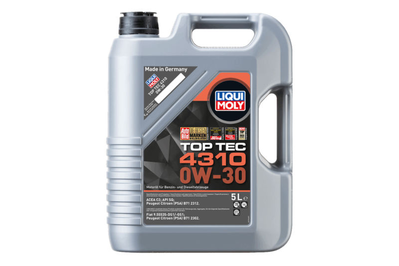LIQUI MOLY TOP TEC 4310 0W-30 6本セット Top Tec 4310 0W-30 | LIQUI MOLY