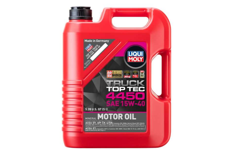 Liqui Moly 15W-40 エンジンオイル 5L Amazon.com: Liqui Moly Top Tec Truck 4450 SAE 15W-40 | 5 L