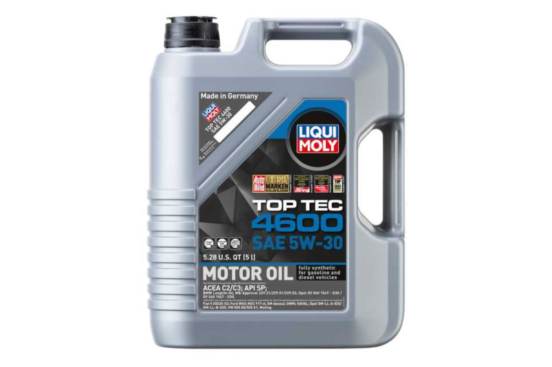 Liqui Moly 20446 1 Litre 5W-30 Top Tec 4600 Motor Oil 