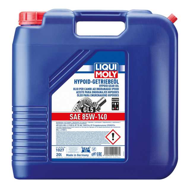 Hypoid Gear Oil (GL5) SAE 85W-140 | ハイポイドギアオイル(GL5