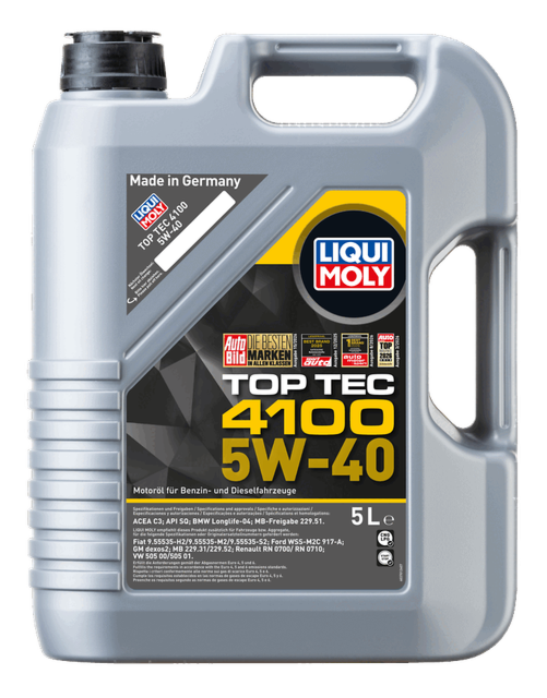 LIQUI MOLY TOP TEC 4110 5W-40 5L 2缶セット Top Tec 4100 5W-40 | LIQUI MOLY