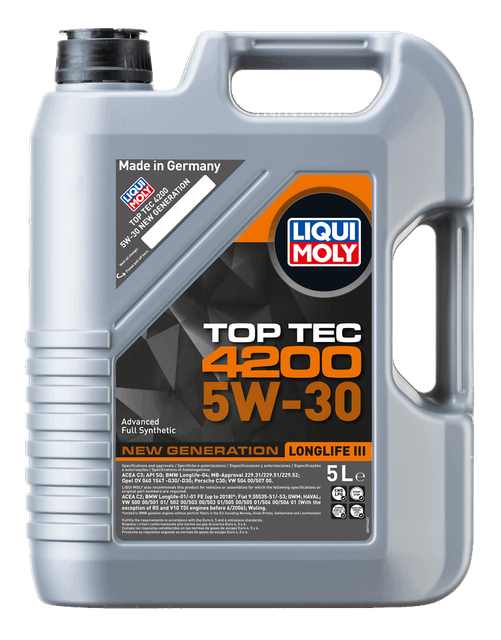 LIQUI MOLY Top Tec 4200 5W-30 New Generation